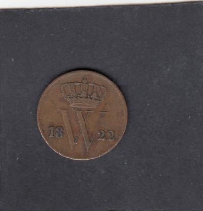 Beschrijving: 1 Cent WILLEM I